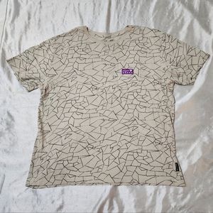 Men's Brooklyn Cloth Hype Plus Size Crackle Pattern Short Sleeve Tee